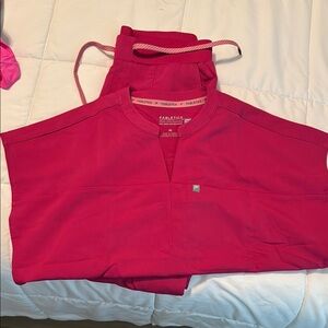 Fabletics Women's Pink Top and Pants Set